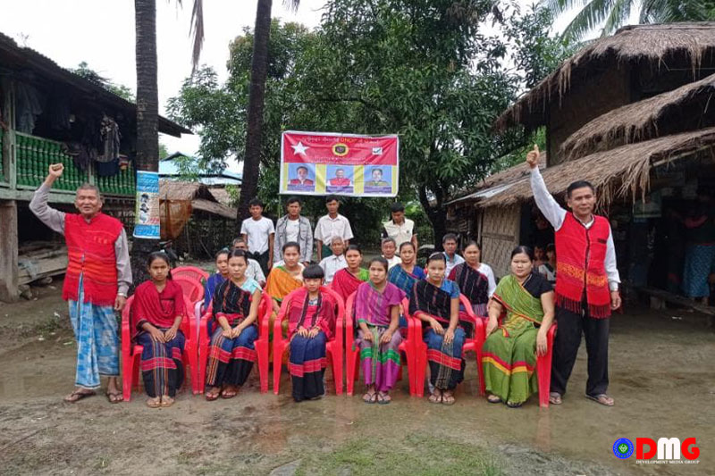 The Daingnet National Development Party campaigns during Myanmar’s 2020 general election.